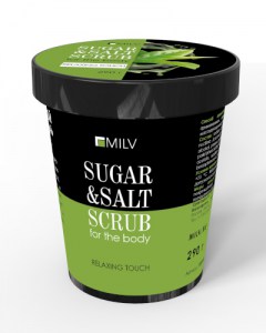 Сахарно-солевой скраб для тела «Зелёный чай». 290 г 18314н
